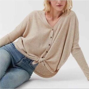 Urban Outfitters out from under Beige V-Neck Sweater